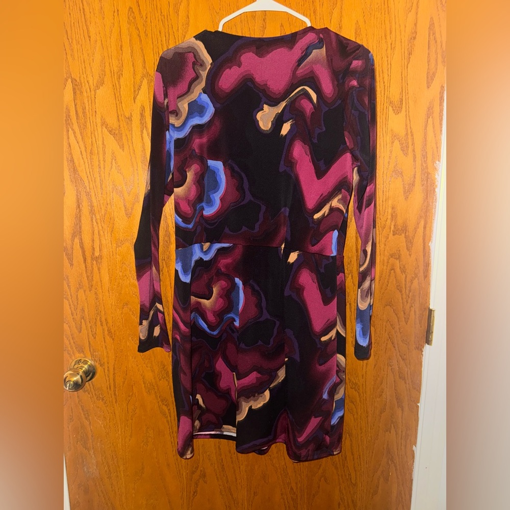 Nine West Vibrant Long Sleeve Dress - Picture 2 of 3